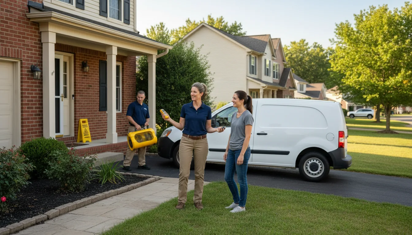 Water restoration image for Home Water Damage Repair in Montreal, WI